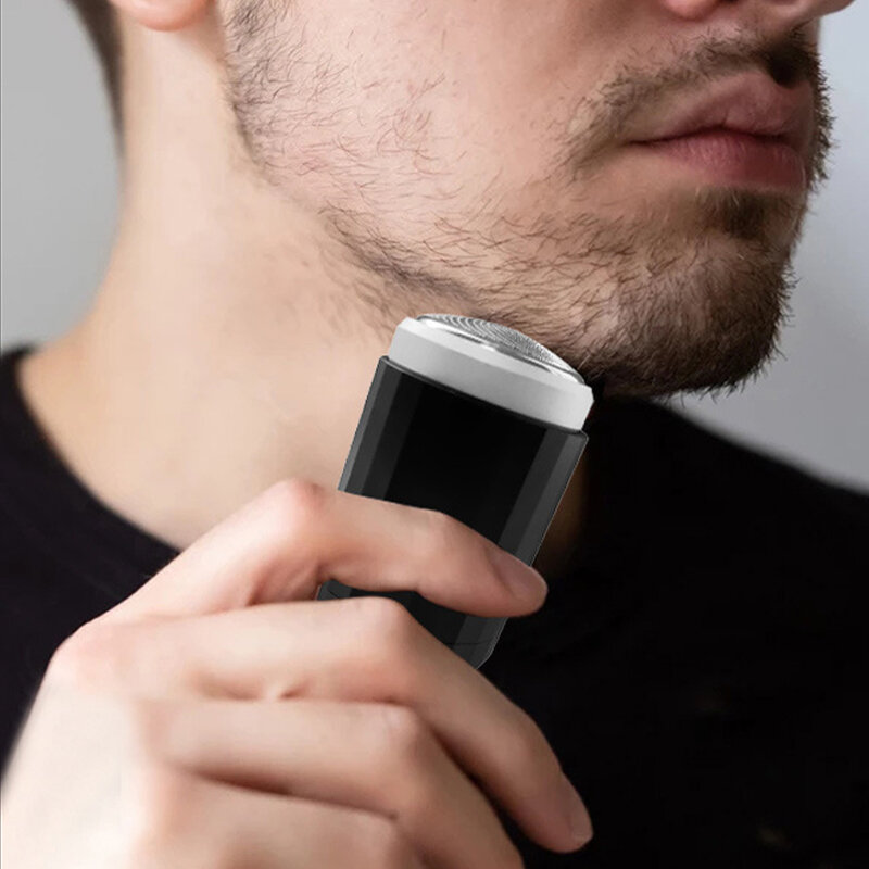 Surker – rasoir électrique Portable intelligent, Mini tondeuse à barbe, humide et sec, tête de coupe, étanche IPX6