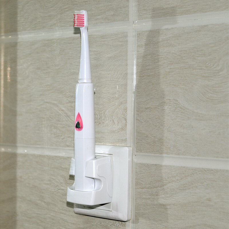 Escova de dentes elétrica extragrande sônica, recarregável, usb + 4 cabeças de substituição, à prova d'água, temporizador, branqueamento para adultos