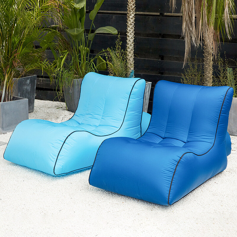 Portable Inflatable Sofa Lounger Air Chair for Backyard Lakeside Beach Traveling Camping Picnics Outdoor Couch Loungers