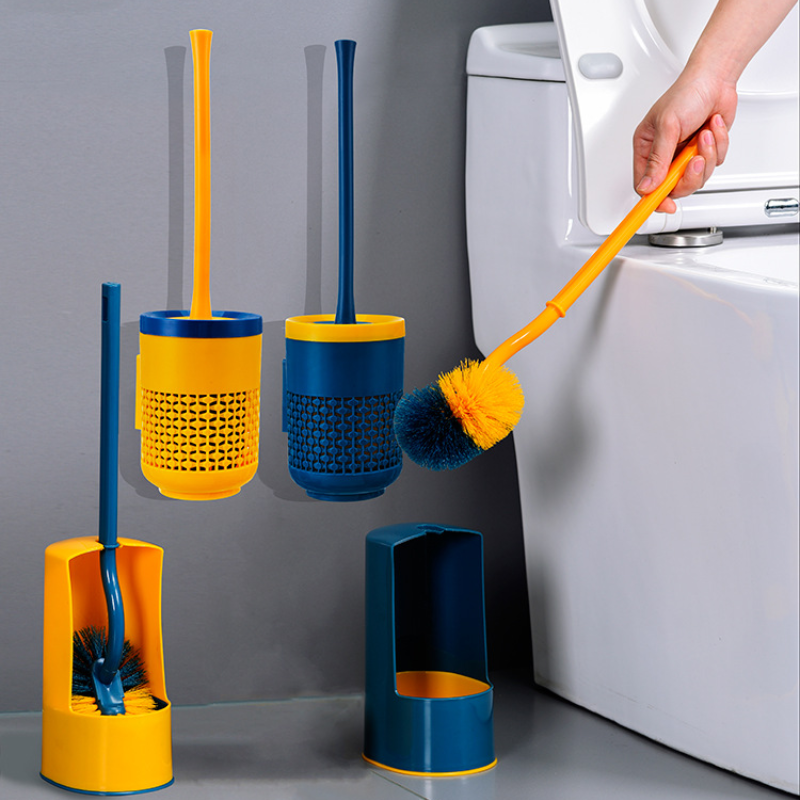 Toilet cleaning kit modern toilet wall-mounted long-handled toilet brush does not take up space and is easy to take care of