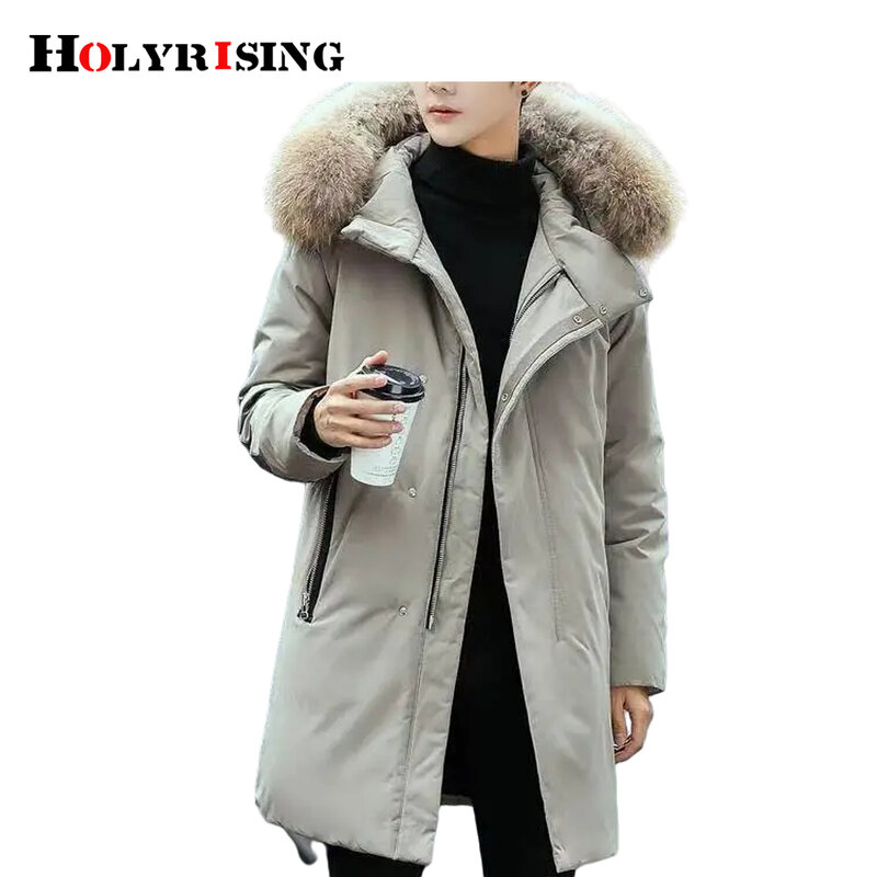white duck down for male long warm hooded куртка зимняя мужская warm jackets light thickening male overcoats windproof 19843