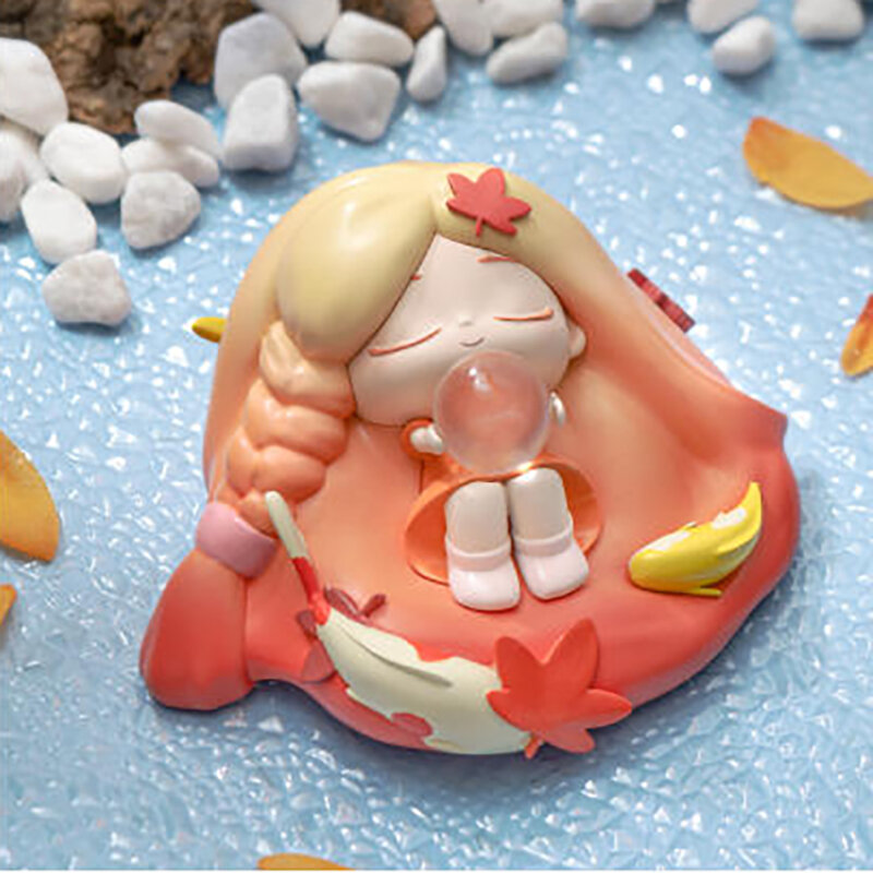 모나 블라인드 박스 완구 귀여운 드림 랜드 애니메이션 액션 피규어 무작위 서프라이즈 PVC 모델 선물 장식 생일 6 개/대 세트