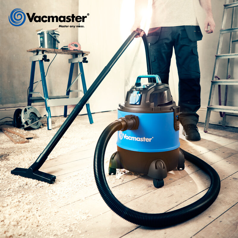 Vacmaster-aspiradora en seco y húmedo, aspiradora con toma de herramientas eléctricas, aspiradora para Taller, garaje y jardín