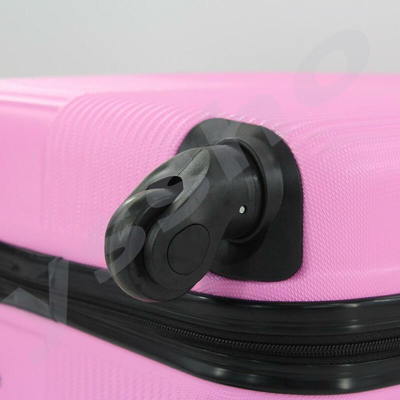 Жесткий чемодан 55 см из АБС-пластика Бордо 87007