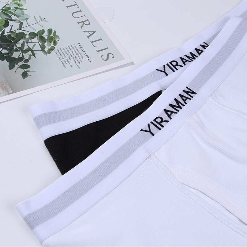 4Pcs/Lot  European size men's underwear  95% cotton comfortable breathable good underwear men's boxer boxer boxers