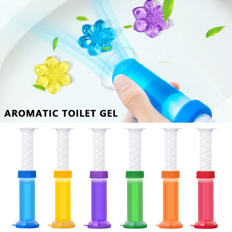 Kwiat aromatyczny żel toaletowy dezodorant toaletowy Cleaner zapach toaletowy usuń zapachy środki chemiczne do czyszczenia gospodarstwa domowego środek czyszczący do wc