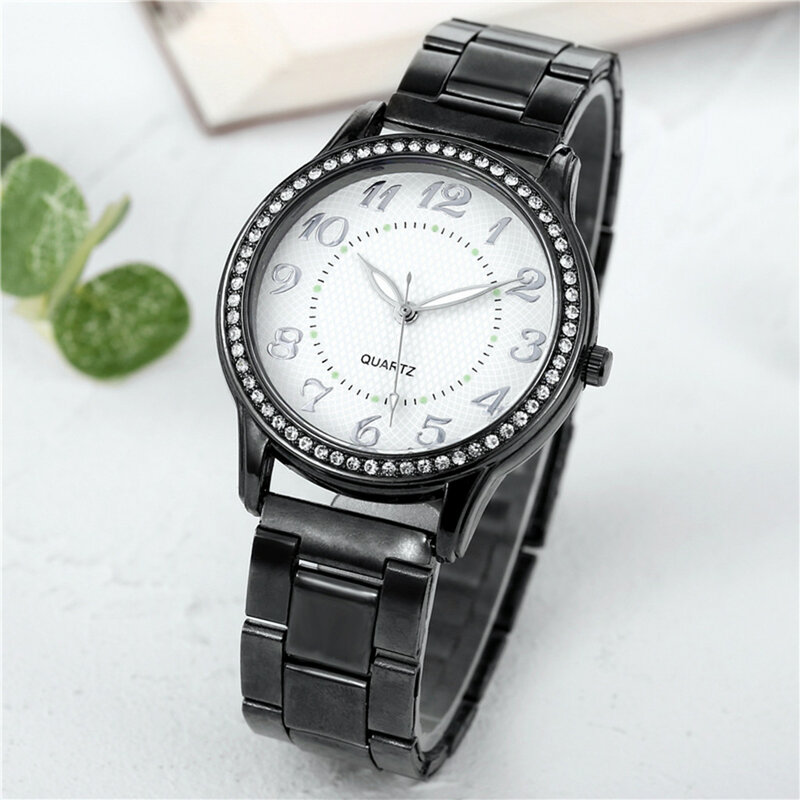 高級女性のファッションの女性の腕時計クォーツ時計カジュアルドレスブレスレット腕時計リロイmujerドロップシッピング часы