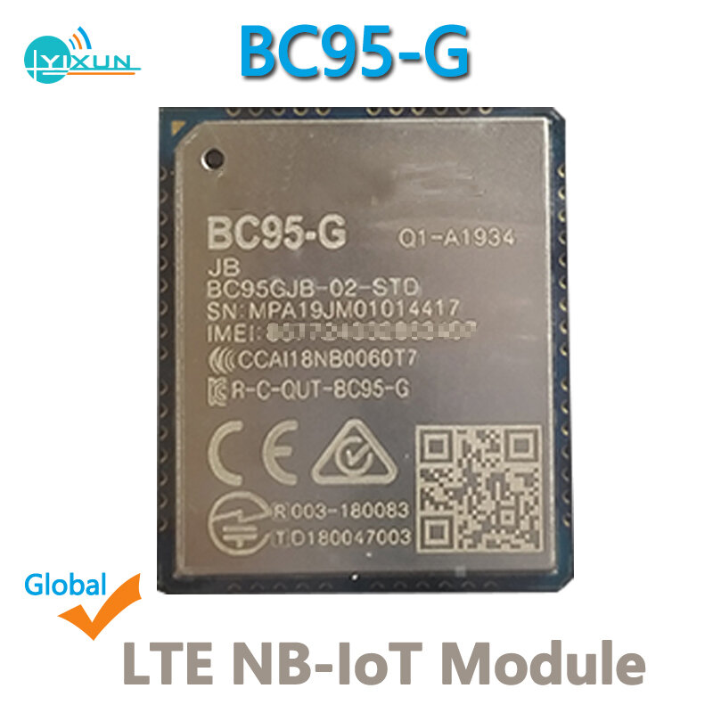Quectel BC95-G BC95 LTE Nb-iot Module Paket LCC LTE Cat NB1 Kompetitif dengan GSM/GPRS M95 untuk Global