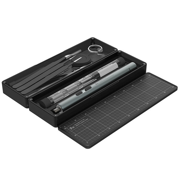 IFU Kotak Penyimpanan Desktop Obeng Kecil Mini Presisi Baterai Lithium Digital Notebook Ponsel Alat Penyimpanan Rumah Tangga