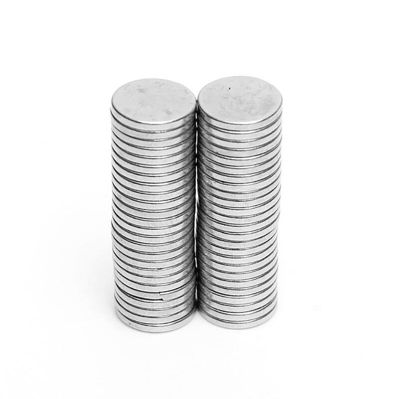 50Pcs Multifunctional DIY 8x1mm N40 Round Disk Strong Rare Earth NdFeB Magnets For Acoustic field Electronics Electrical Field