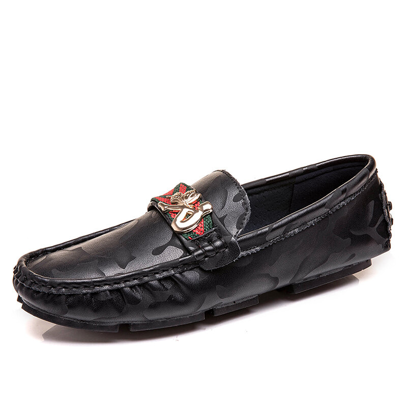 Penny mokasyny męskie obuwie luksusowe modne męskie buty do jazdy samochodem czarne białe płaskie buty wsuwane skórzane mokasyny męskie duże rozmiary 39-48