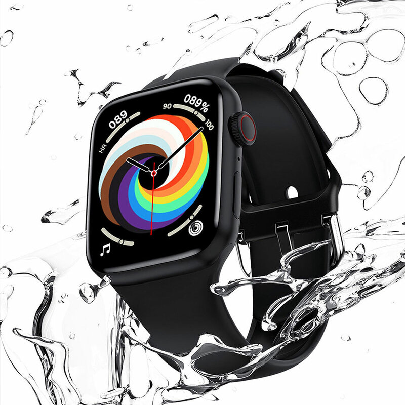 Oryginalny inteligentny zegarek dla mężczyzny kobiety 1.69 calowy zegarek serii 7 z Logo IWO 13 Smartwatch kompatybilny z iOS telefony z androidem