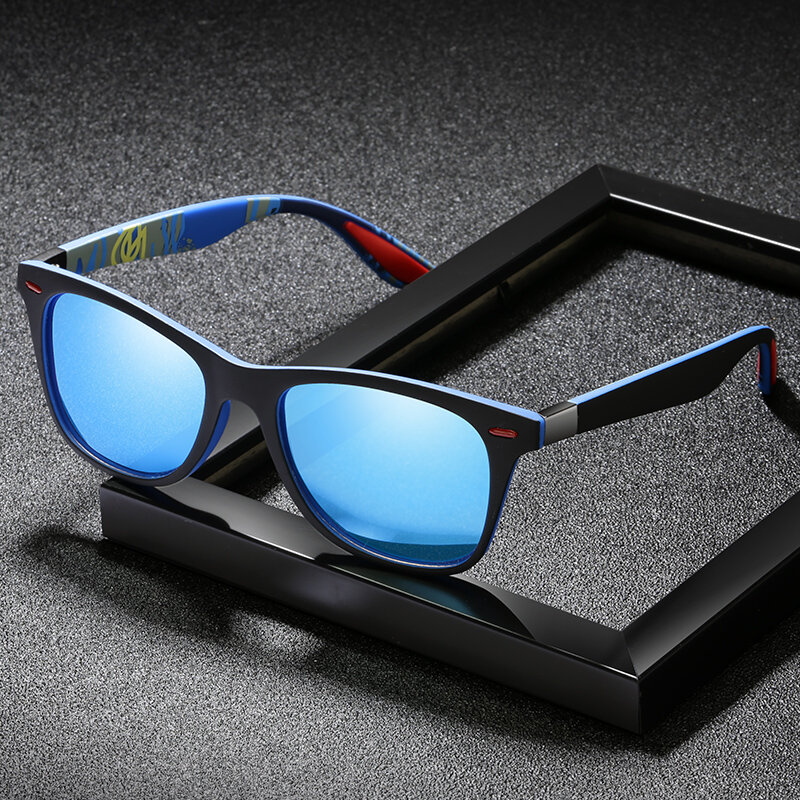 2020 Brand Design Klassieke Gepolariseerde Zonnebril Mannen Vrouwen Rijden Vierkante Frame Zonnebril Mannelijke Shades Goggle UV400 Oculos De Sol