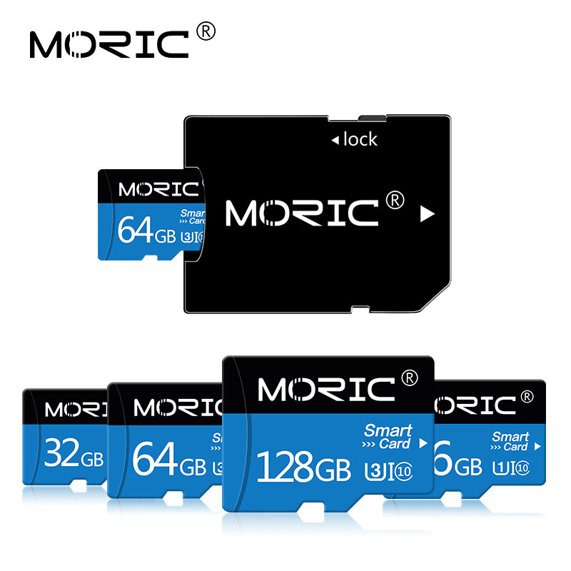 クラス10マイクロSDメモリーカード,128GB,64GB,32GB,16GB,8GB,USBトランスフォーマー