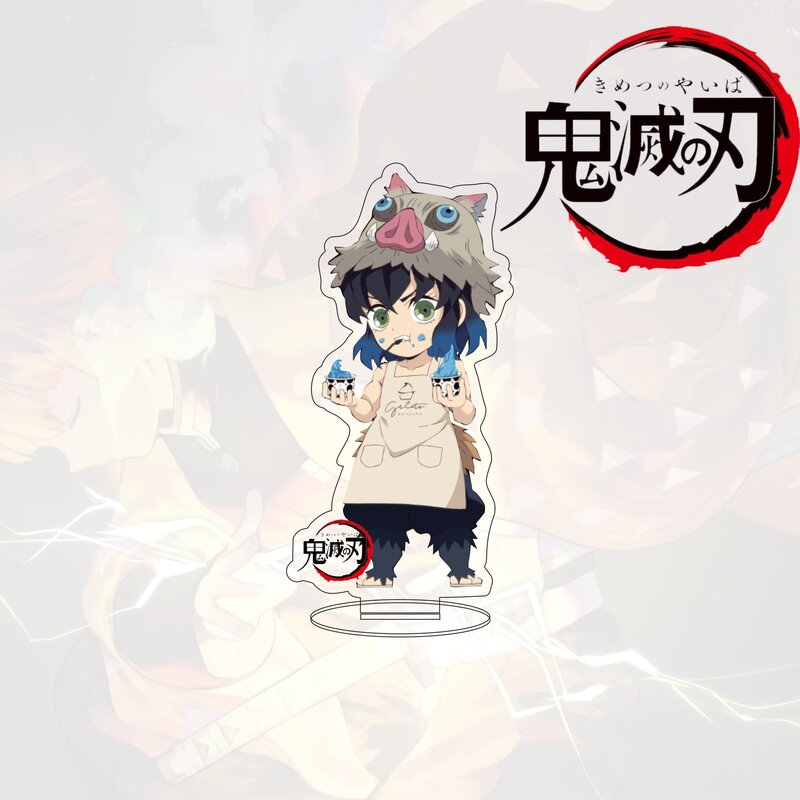 ญี่ปุ่น Demon Killer Kimetsu ไม่มี Yaiba อะคริลิค Double-Sided ตกแต่งตุ๊กตาของเล่น HD การ์ดการ์ตูนของขวัญ