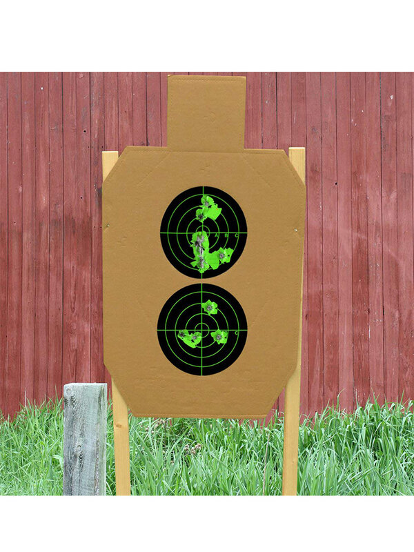 3 ''ترشيش الهدف ملصقات لفة لاصقة على الفور انظر الطلقات الخاصة بك انفجار الفلورسنت الأخضر على تأثير
