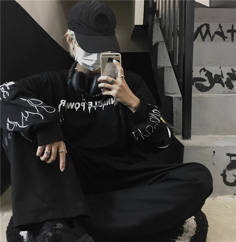 Gedrukt Lange Mouwen Trui Oversized Harajuku Hoodie Oversized Zomer Kleding Sweatshirt Dames Koreaanse Streetwear Top