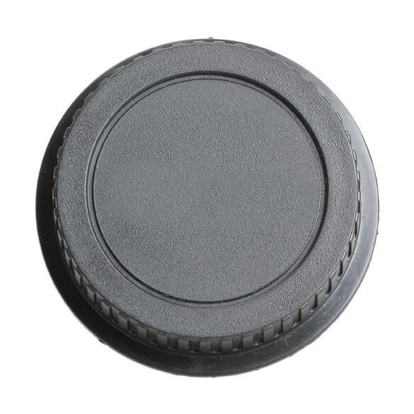 Tapa de lente trasera de plástico para cámara Canon, cubierta antipolvo de repuesto para lente Canon EF ES-S EOS Series, accesorio de protección de montaje, color negro, 1 unidad