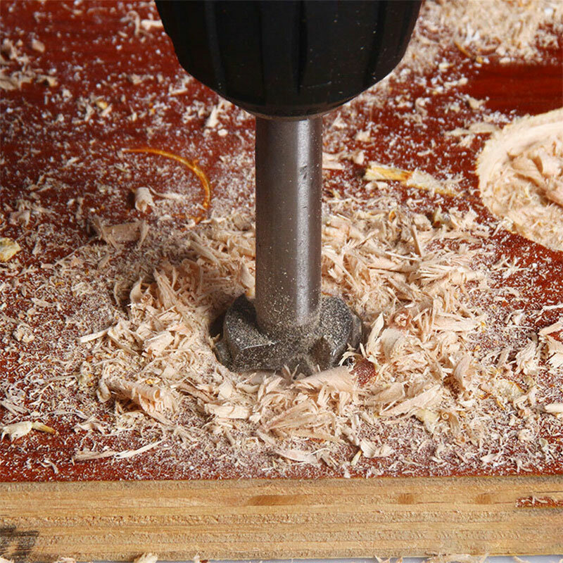 Quente 15mm-60mm forstner aço carbono perfuração carpintaria auto-centralização buraco viu carboneto de corte de madeira conjunto de ferramentas