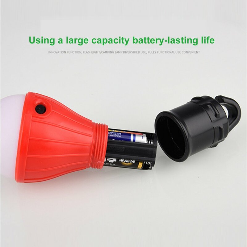 Mini Portable Lantern Lampu Tenda Lampu Emergency LED Lampu Tahan Air Menggantung Hook Senter untuk Outdoor Campingdiscount