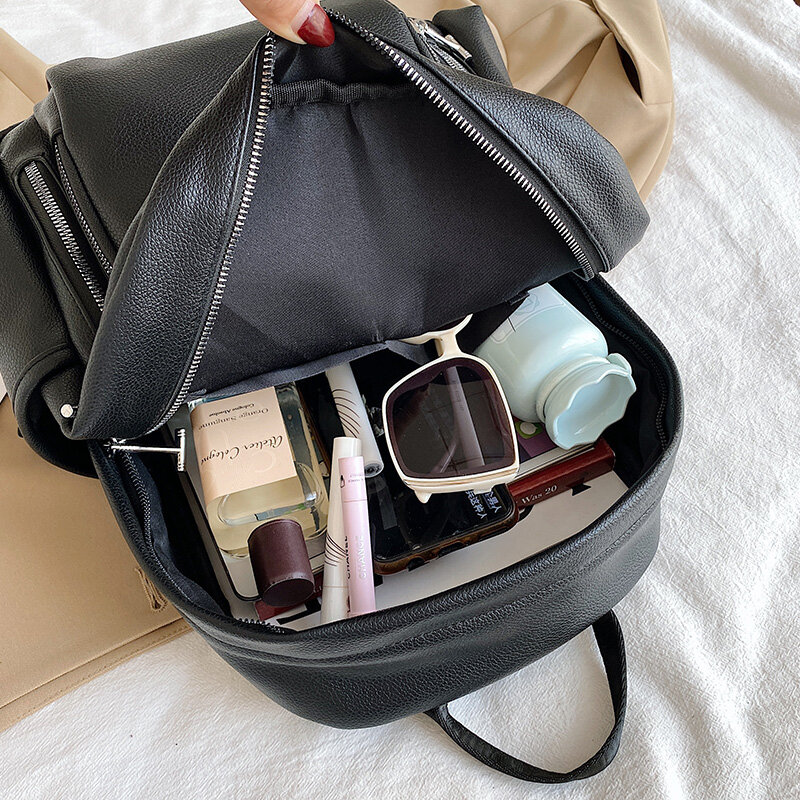 Мужской кожаный рюкзак YILIAN 2022 премиум-класса, модный вместительный рюкзак, кожаный рюкзак для ноутбука для мальчиков