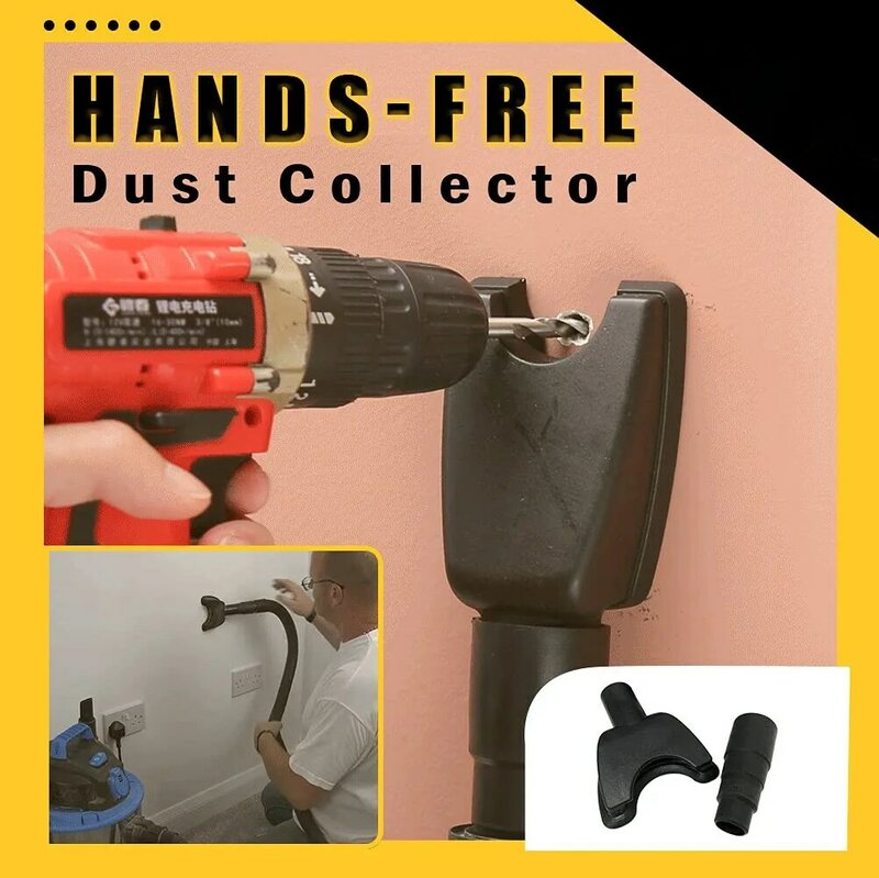 Hands-Free Dust Collector Universial Electric Drill Dust Suction Collector 8lbs Dustproof Device Woodworking Tool