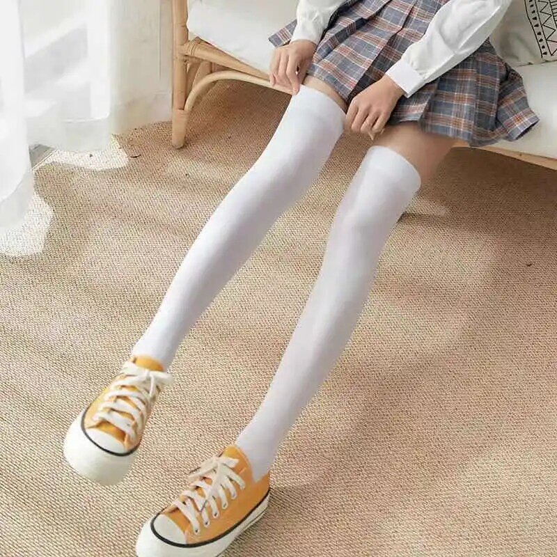 Spring And Summer Comfortable And Breathable Over The Knee Long Middle Tube Calf Stockings Women