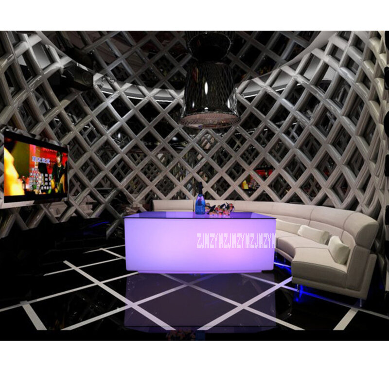 Kreatif Colorful Tahan Air LED Bar Meja Modern Meja Kopi 16-Warna LED Lampu Rumah Dekorasi Meja dengan Remote Controller