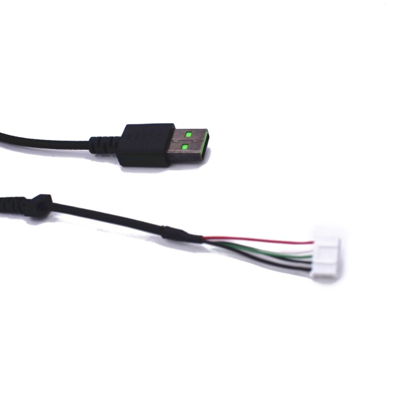 เปลี่ยน Durable Nylon Braided USB สายเมาส์เมาส์สำหรับ Razer Mamba Elite Gaming Mouse Drop Shipping