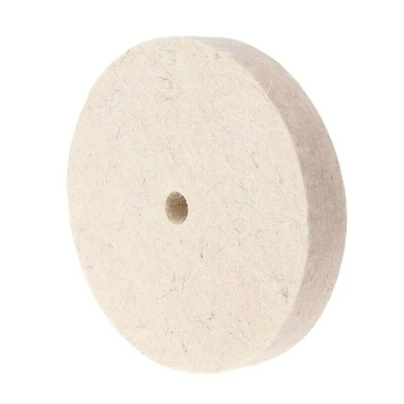 Disque abrasif de tampon de polissage de laine de feutre de roue de meulage de foret pour l'outil rotatoire de meuleuse de banc