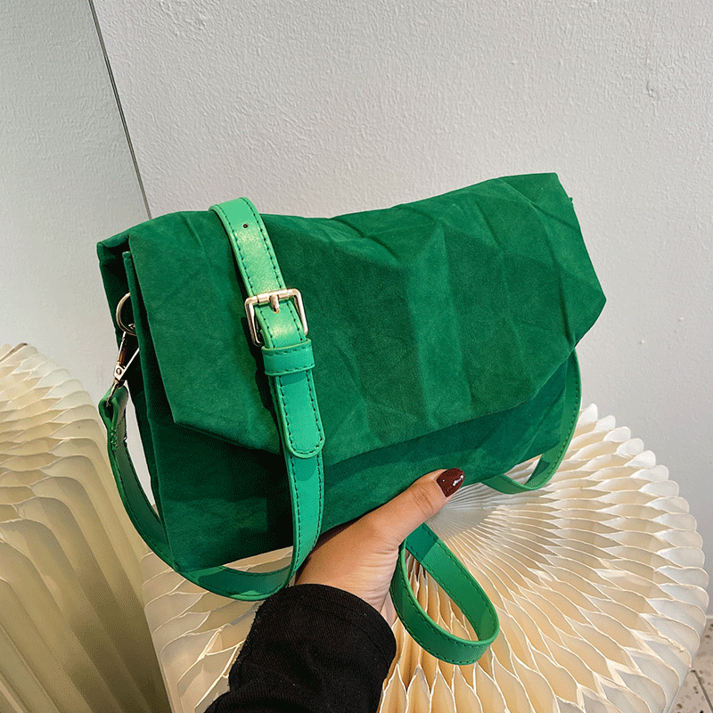 Borse a tracolla verdi moda per donna borsa a tracolla opaca borse firmate di marca borse a tracolla con motivi geometrici da donna Sac