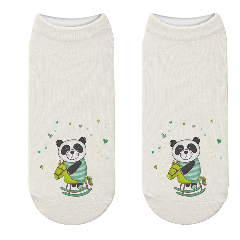 Jeasona-calcetines tobilleros divertidos para hombre y mujer, medias divertidas de animales, novedad