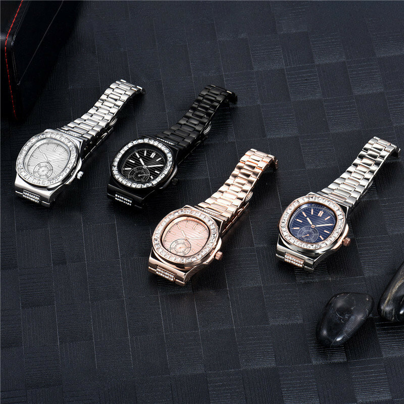 Dimond zegarek Top marka męskie zegarki moda analogowy wojskowy sport pełny stalowy wodoodporny zegarek na rękę męski zegar Reloj Hombre