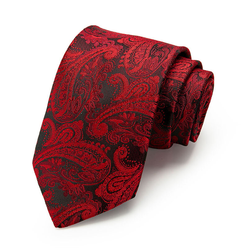 Men's fashion personality trend ties 6cm Korean style narrow necktie casual business wedding Jacquard tie