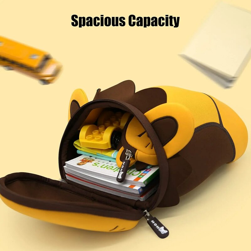 NOHOO детские рюкзаки с поводком для безопасности, 3D Мультяшные животные, детские школьные сумки, анти-потерянные детские дошкольные сумки дл...