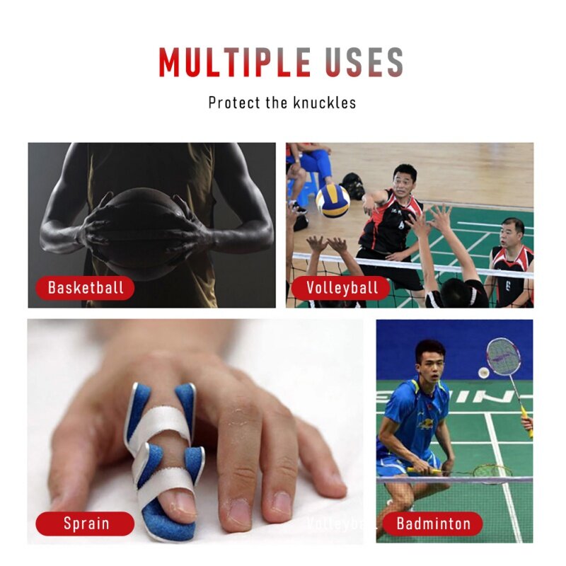 5 pçs ao ar livre elástico luvas de dedo esportes apoio artrite dedo guarda basquete voleibol dedo proteção venda quente