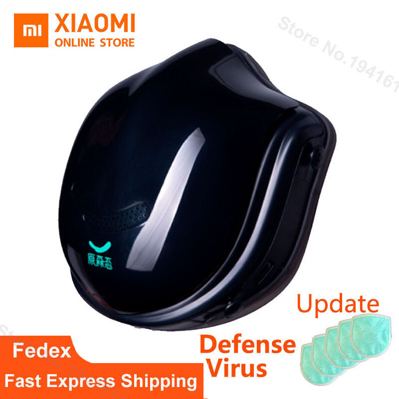 In Voorraad Xiaomi Q5S Q5Pro Q7 Elektrische Gezicht Cove Masker-Beschermende Anti-Fog Herbruikbare Masker-Air Met filter Respirator