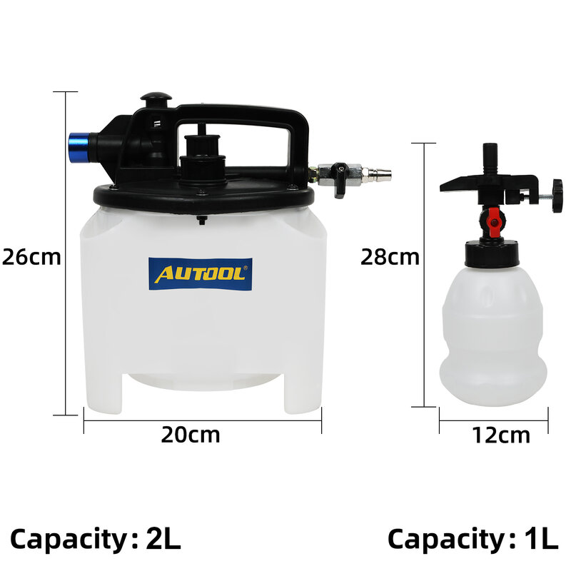 Autool-自動車用ブレーキおよび流体ポンプキット,2l液体充填機,水槽修理ツール