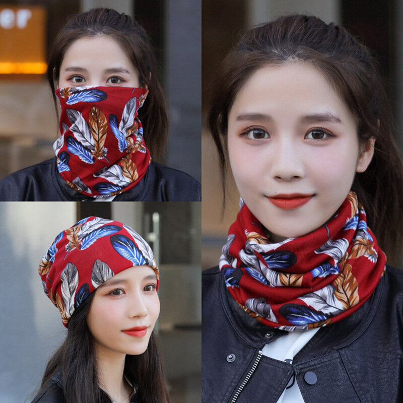 Frauen Und Männer Winter Mode Multifunktionale Kreis Pullover Schal Kopftuch Gesicht Maske Outdoor Radfahren Sport Warme Schals Ring