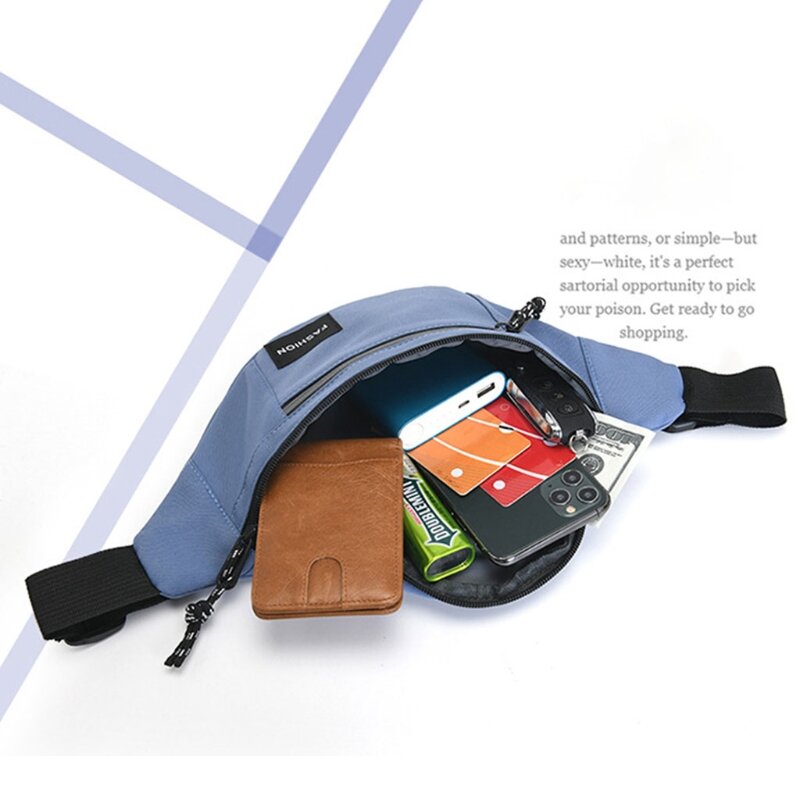 Модная поясная сумка для мужчин, забавная Спортивная сумочка на ремне, нагрудный кошелек через плечо