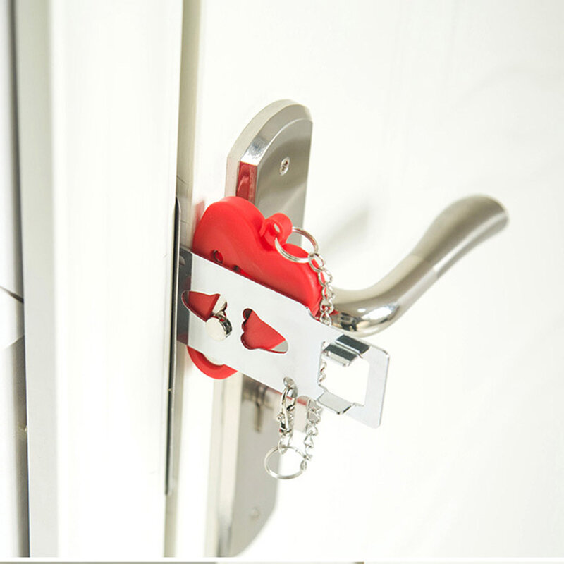 Portable Hotel Door Lock Travel Lock Childproof Door Lock Anti-theft Lock Security Home Safety Lock Door