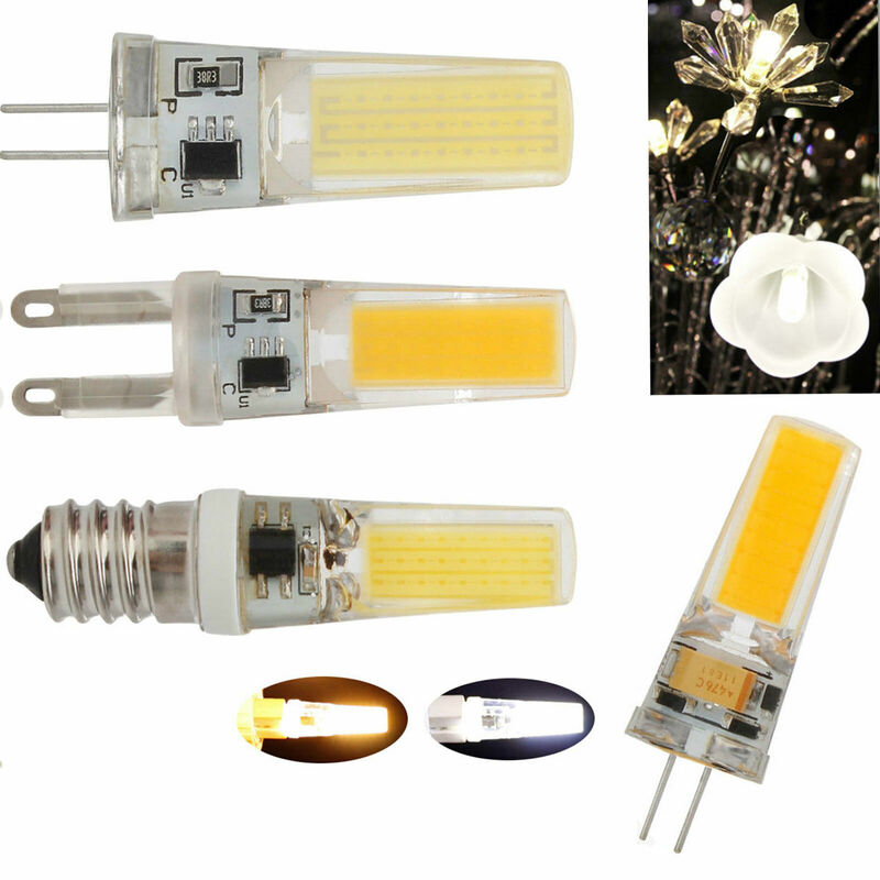 Ampoule G4 G9 E14 12V 220V 3W 6W COB SMD LED DC AC, éclairage de remplacement pour lustre projecteur halogène