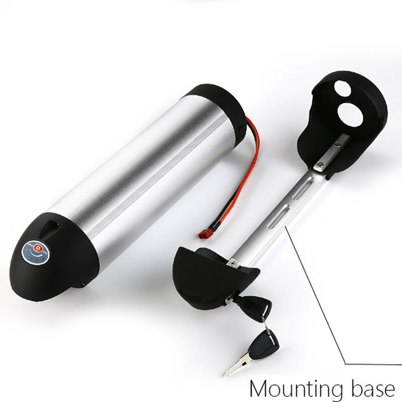 Bateria para e-bike com tubo de lítio, 36 v, 15ah, 10ah, 20ah, 500w, 350w, 18650, porta usb