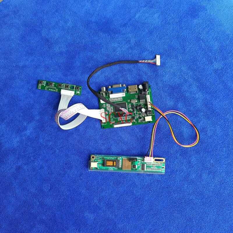 VGA 2AV HDMI DIY Kit สำหรับ LTN133AT07/LTN133AT08จอแสดงผล1280*800หน้าจอ LCD Controller Driver Board 20-Pin LVDS 1CCFL