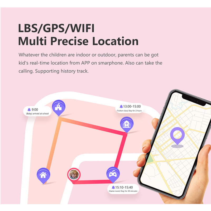 4G Tracker Kinder Uhren Unterstützung Hebräisch GPS WIFI LBS Lage Video Call Wasserdichte Licht SOS Tracking Kinder Smart Uhr LT21