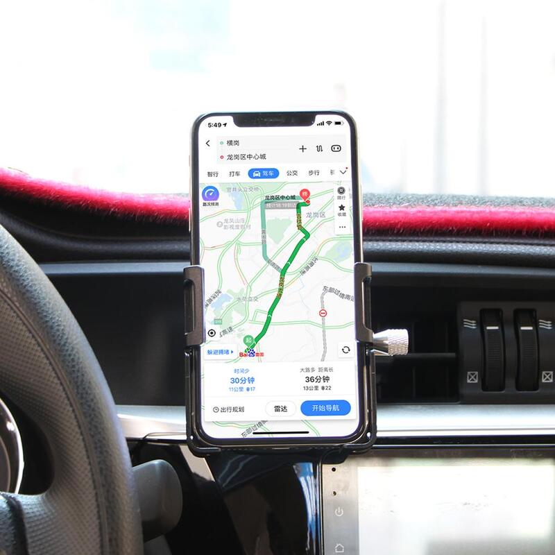 GUB متعددة الوظائف حامل هاتف السيارة لوحة القيادة الزجاج الأمامي جبل حامل حامل 360 دوران الملاحة حامل عالمي للهاتف المحمول