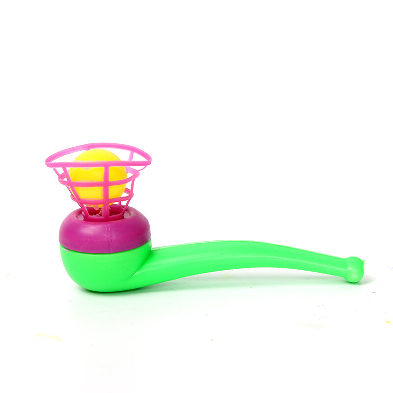 Suspended Blow Pipe Blow Ball Rod Board Game for Children Balance Training Floating Blowing Ball Board Game Family Kids Toy