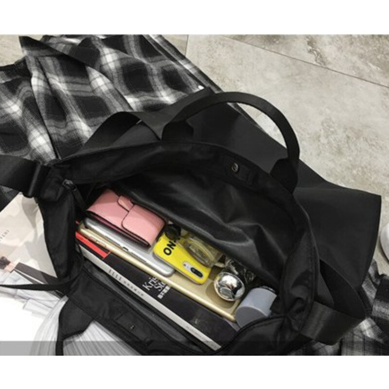 Gagacia wielofunkcyjne damskie nylonowe torebki podróżne moda duża męska pojemność torba sportowa torby na zakupy na ramię torba wodoodporna
