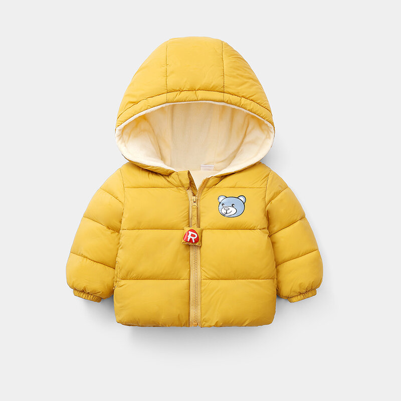 CITRUS Kids Cotton Clothing Thickened Down Jacket Baby Winter Warm Clothes Kids Autumn Zipper Clothing With Hooded Boys Outwear