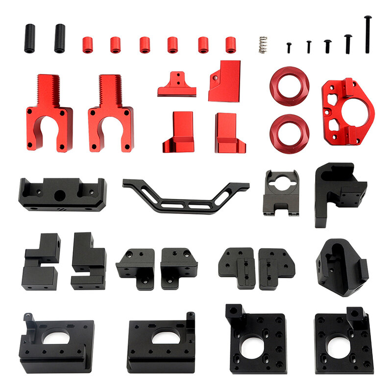 1 Set 3D Printer Mount Frame Kit CNC Machined Metal Printed Parts for Voron V 0.1 Accessories Anodized Stable color